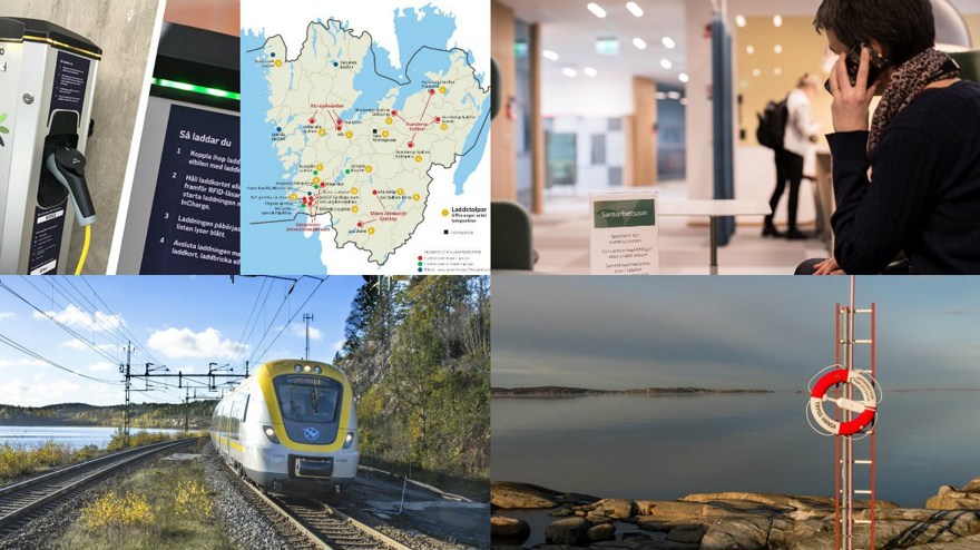 Collage användning av öppna data i olika delar av samhället