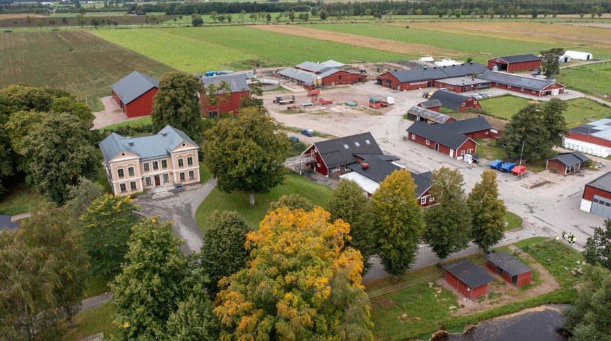 Översiktsvy över Naturbruksskolan Sötåsen