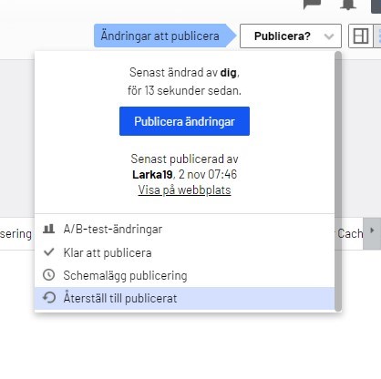 Sidtitel står här på informationssidan - Webbhandbok VGR