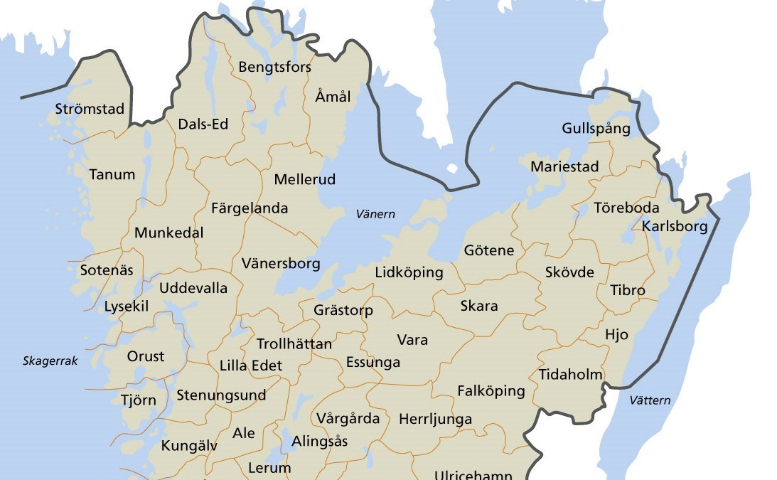 Kommunerna i Västra Götaland